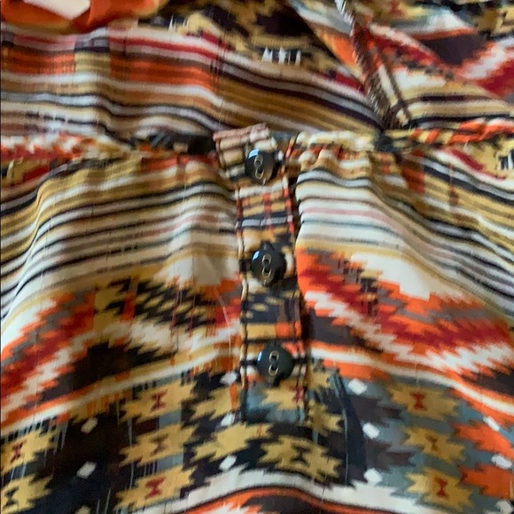 Mosaic Cultural Pattern Native Top See Through - Picture 3 of 5